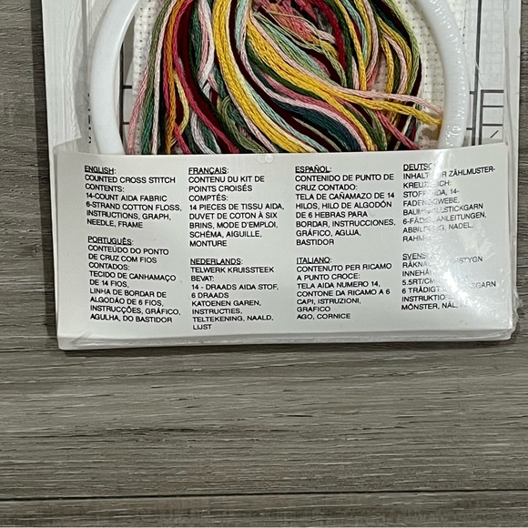 NWT Set of 2 Janlynn Counted Cross Stitch Kits with Frames (Teapot & Roses) - Picture 11 of 14